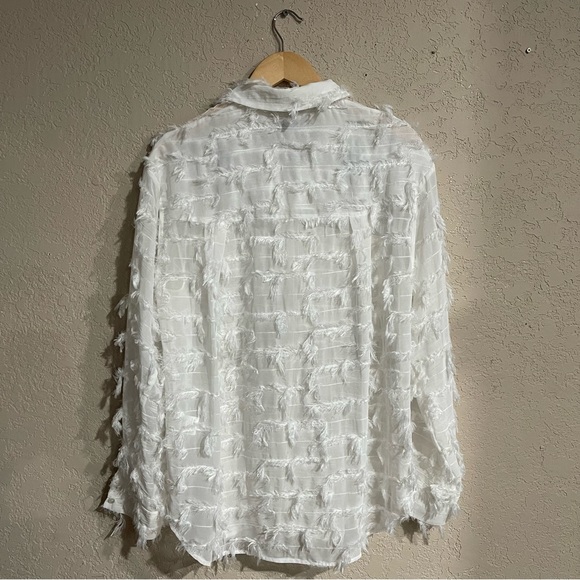 REJINA PYO | Sophie Textured Button-Down Top Size: Small - Picture 6 of 6